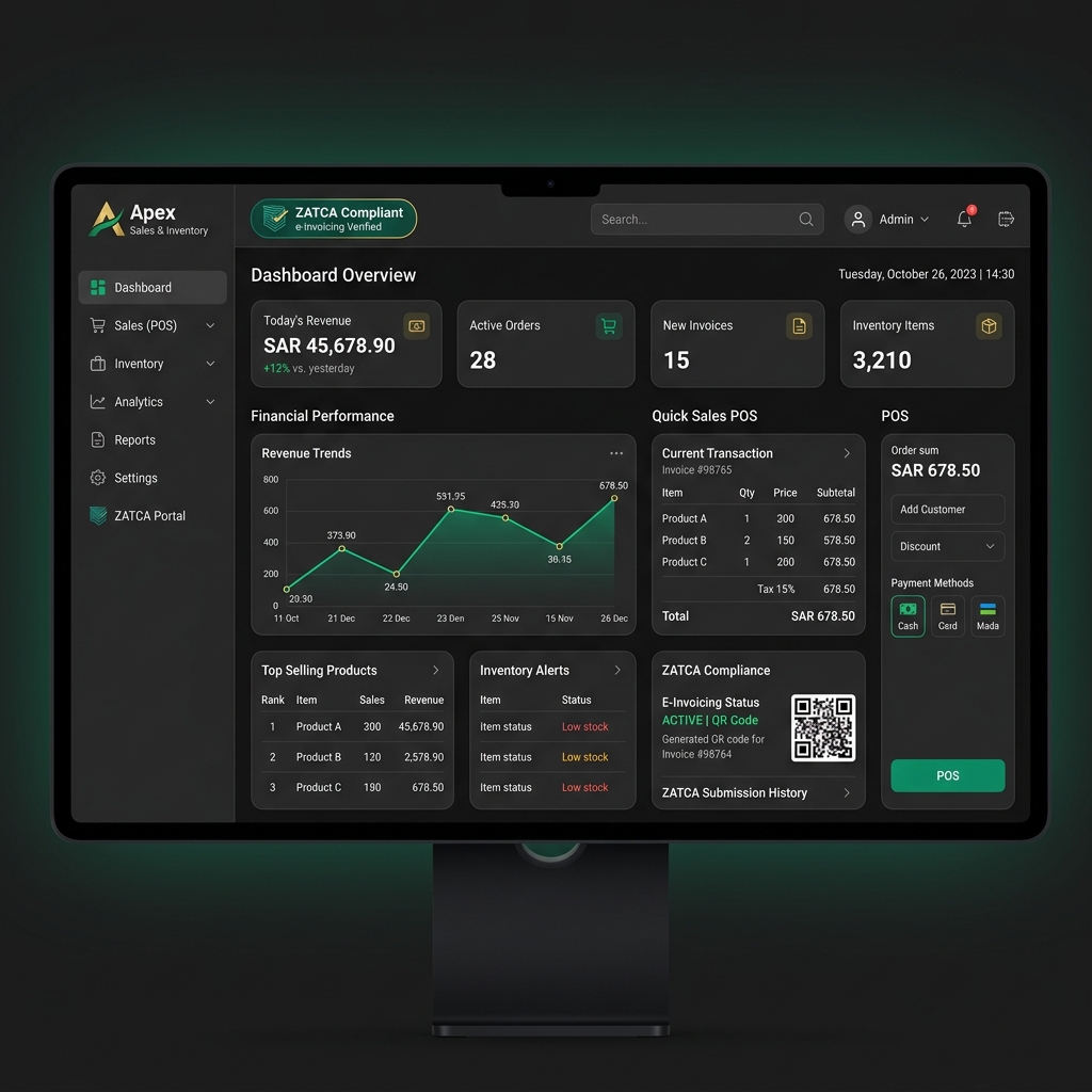 أدر تجارتك من أي مكان بنظام POS ذكي وموثوق